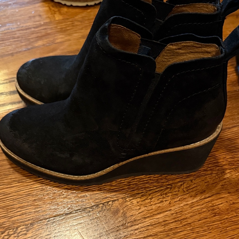 Black Suede Ankle Boots